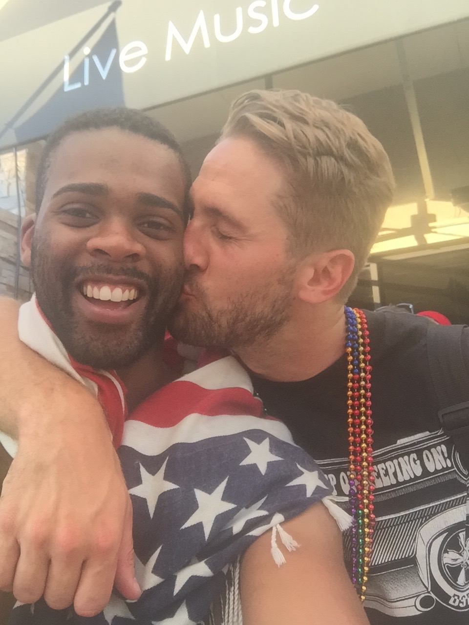 Wesley Woods and Shawn Monroe at Dallas Pride 2016